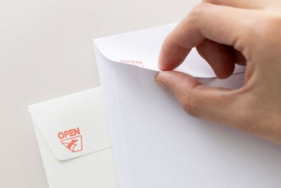 かんたん開封封筒