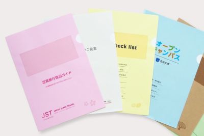 紙製クリアファイル印刷