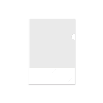 紙製クリアファイル