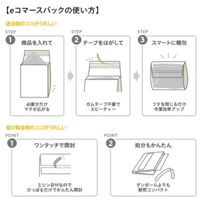 eコマースバッグ 100サイズ 未晒クラフト CoC 120 50枚｜ハート