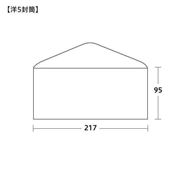 洋5封筒サイズ 217×95mm