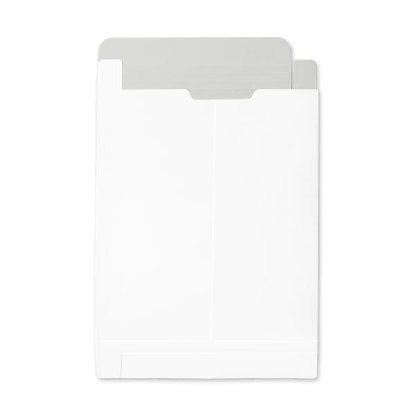 BP8280 保存袋 角2 透けない封筒 パステルホワイト 150g/㎡ 紐なし 胴貼