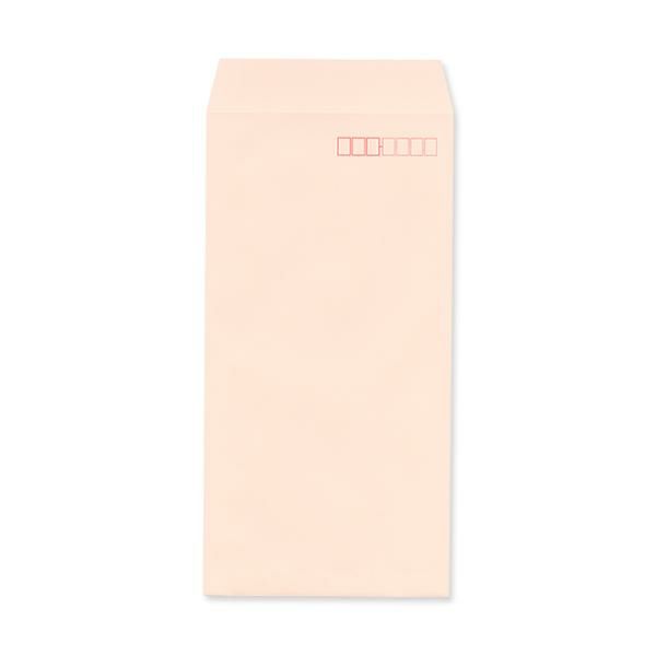 NR0382 長3封筒 透けない封筒 パステルピンク 80g/㎡ ヨコ貼