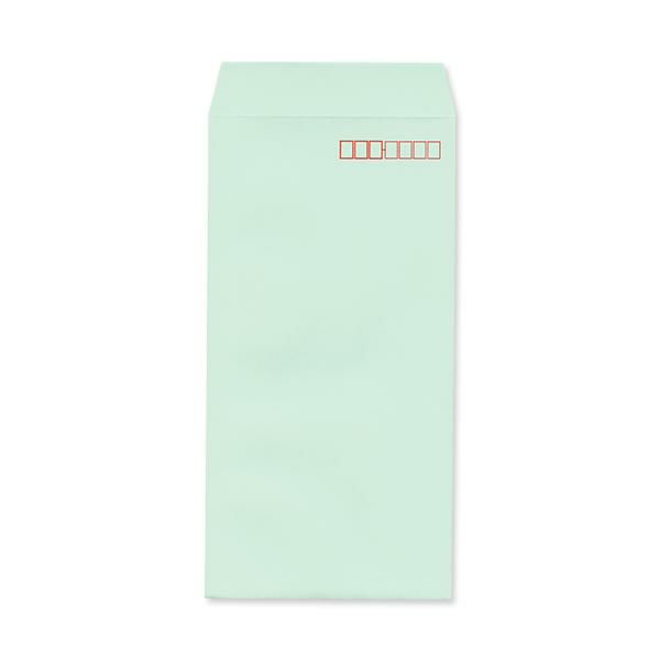 NR0397 長3封筒 透けない封筒 パステルミズ 80g/㎡ ヨコ貼