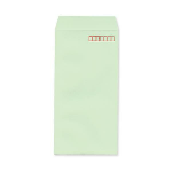 NR0353 長3封筒 森林認証 パステルグリーン 80g/㎡ ヨコ貼