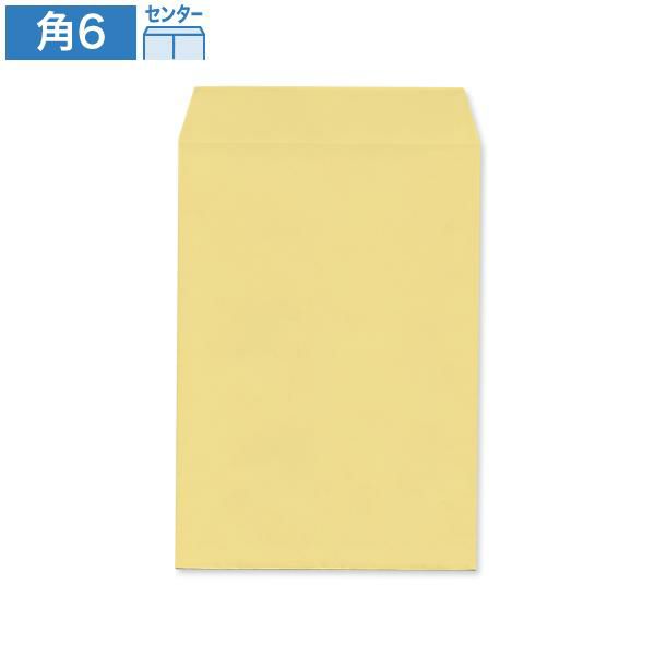 K0613 角6封筒 ゴールド 70g/㎡ センター貼
