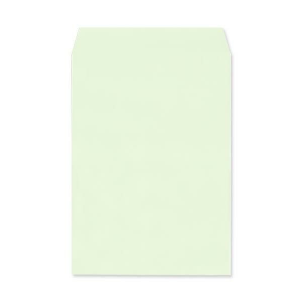 KR0263 角2封筒 透けない封筒 パステルナチュラルWグリーン 100g/㎡ ヨコ貼