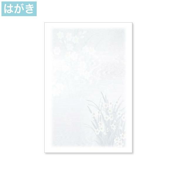 PJG701 喪中はがき 水仙 インクジェットプリンター専用