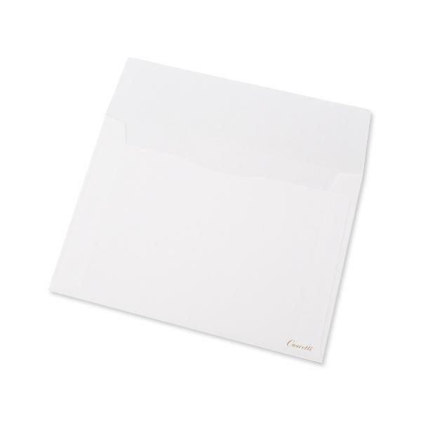 XG1215 Cuoretti 洋2封筒 コットン ホワイト カマス貼